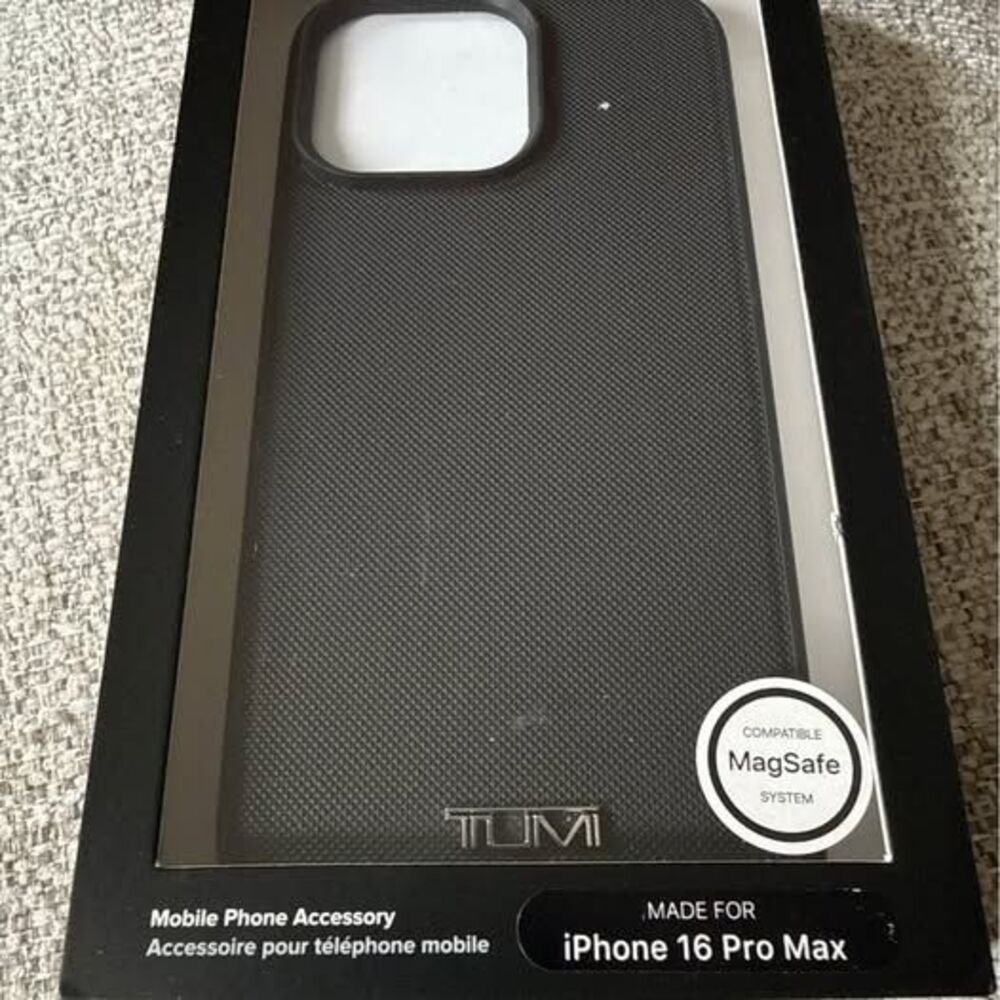 TUMI iPhone 16 Pro Max MagSafe Case Black